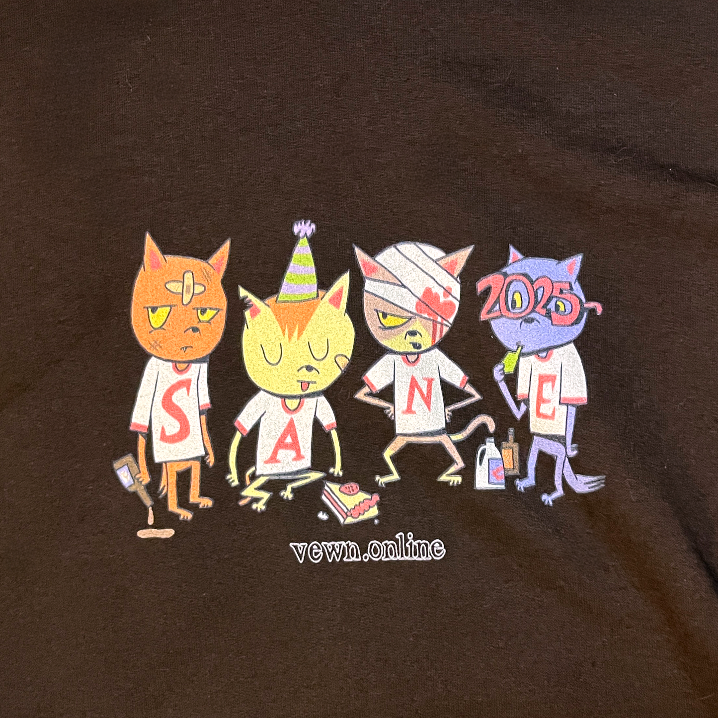 Sanity Cats hoodie - vewn