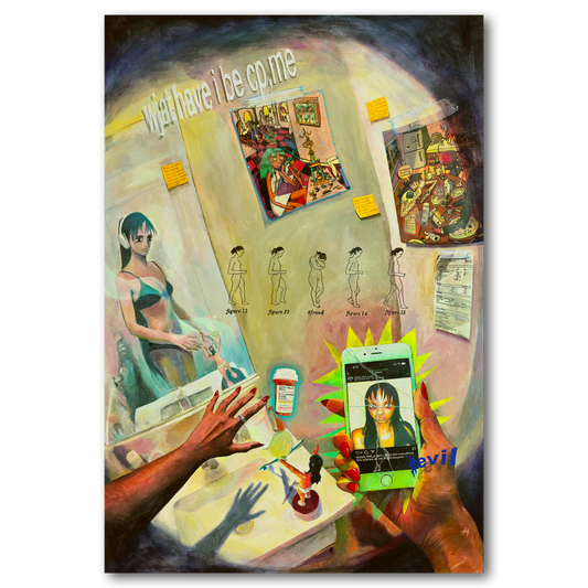 "wjat have i be cp,me" Limited Fine Art Print - vewn