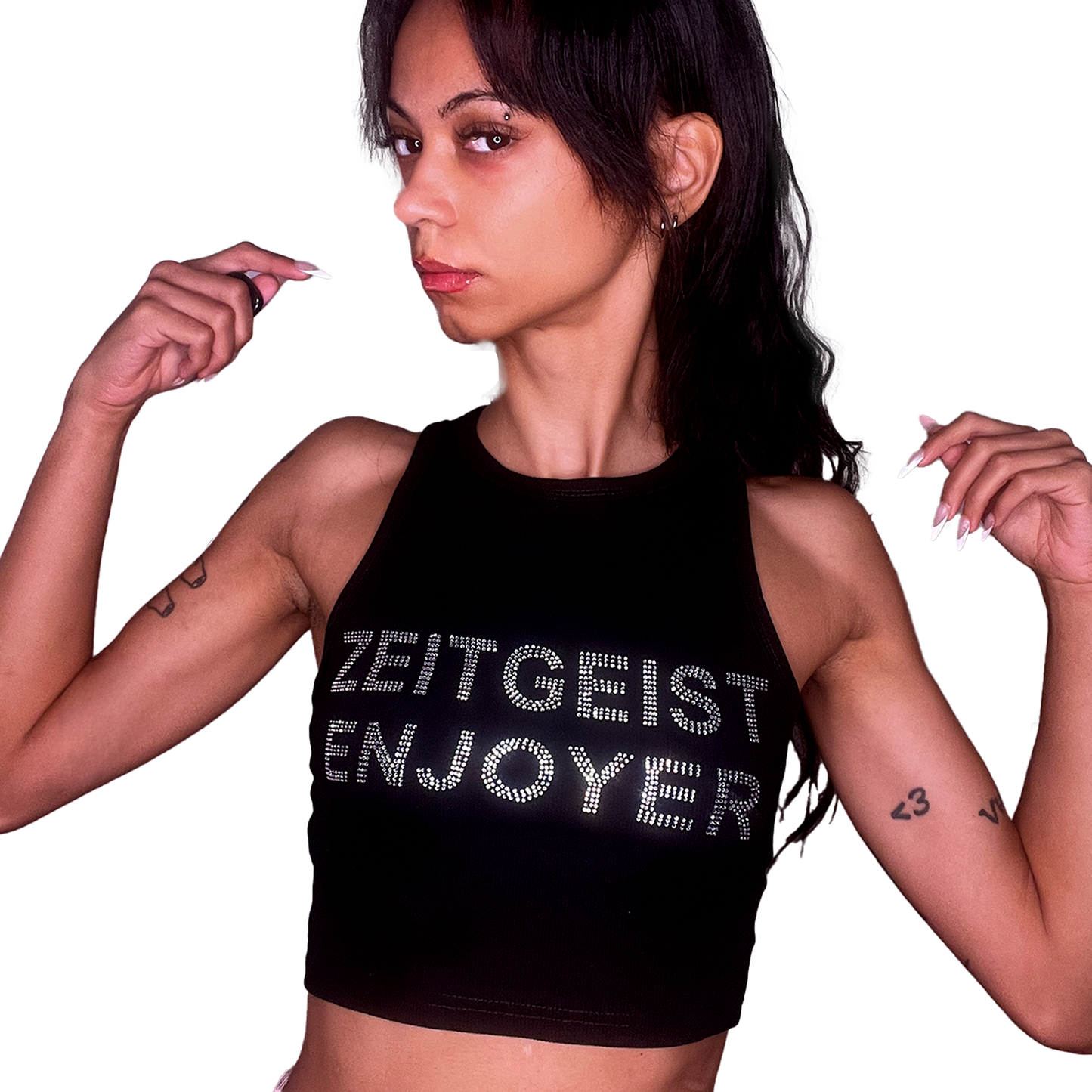 Zeitgeist Enjoyer Bedazzled Tank