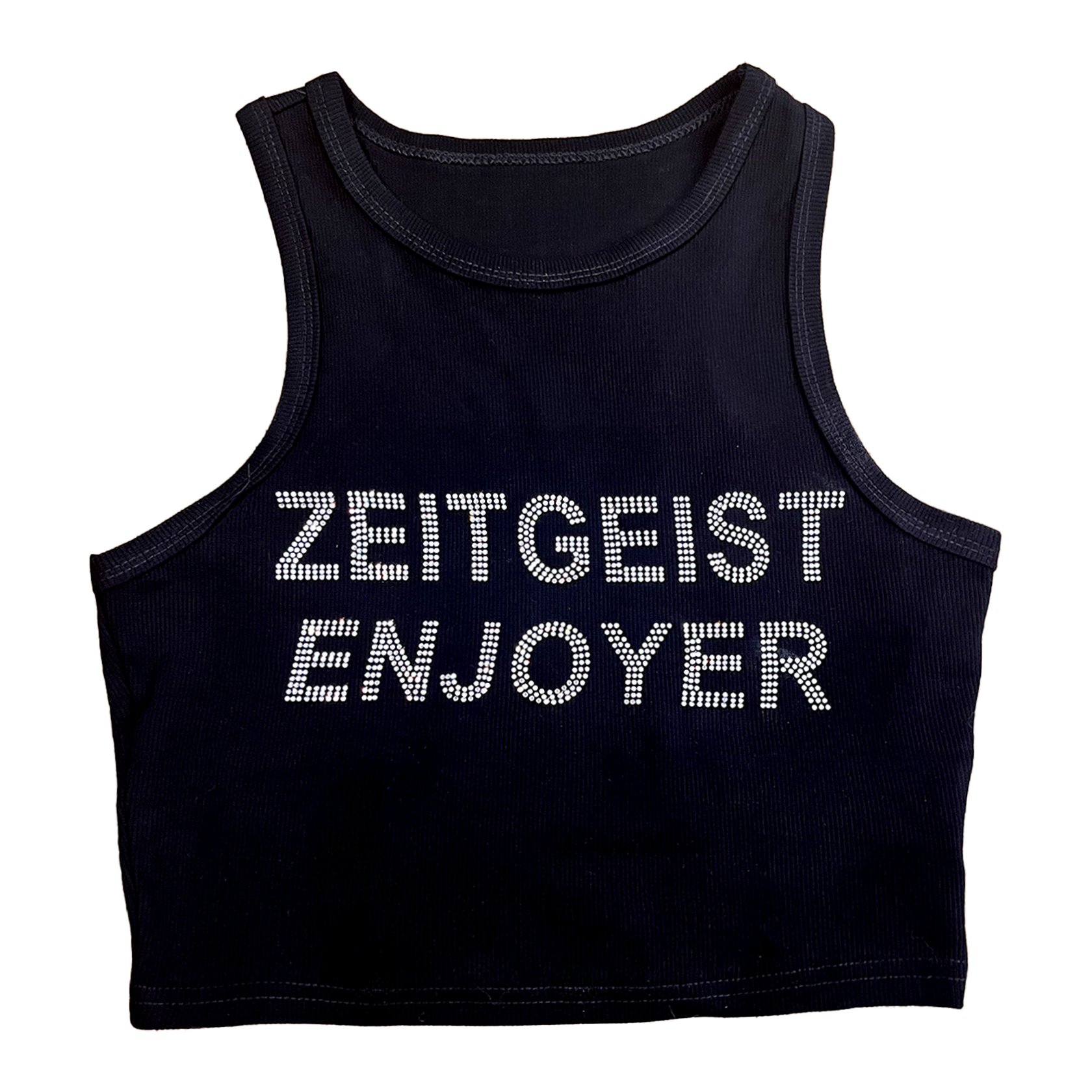 Zeitgeist Enjoyer Bedazzled Tank – vewn